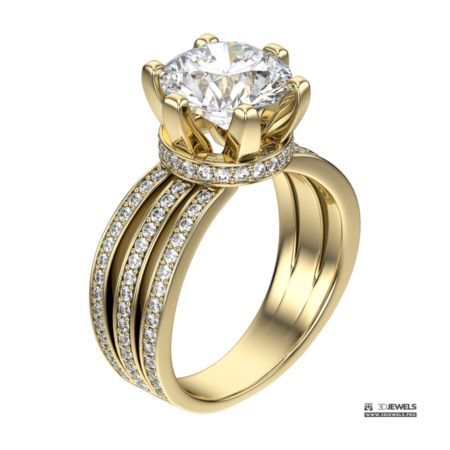 Wedding Ring With Diamond PNG Images & PSDs for Download | PixelSquid -  S11938774E
