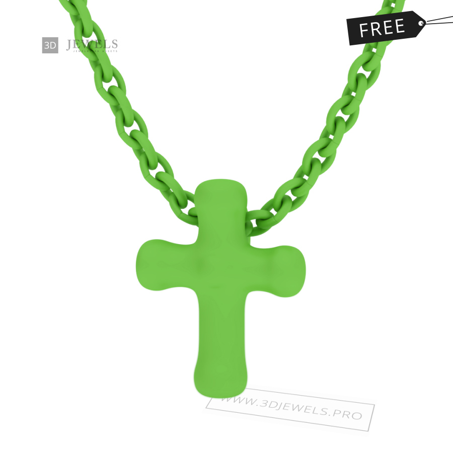 small-cross-pendant-free-jewelry-3d-model-image-2