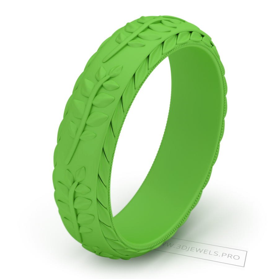 olive-leaf-band-ring-image-2