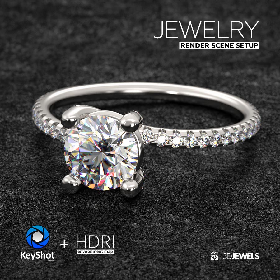 Jewelry-Ring-Rock+KeyShot-Scene-Setup-View01