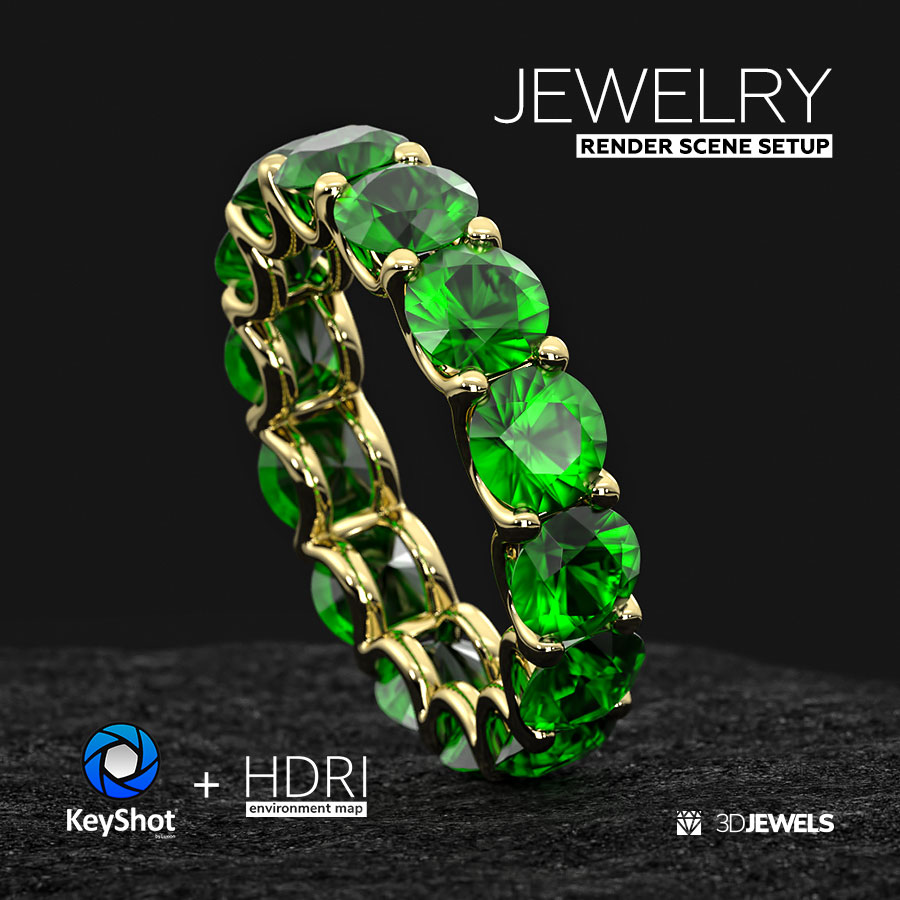 Jewelry-Ring-Rock+KeyShot-Scene-Setup-View03