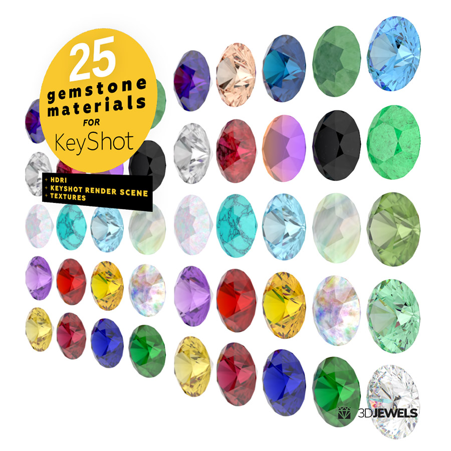 25-gemstone-shaders-for-KeyShot-pack1-View2
