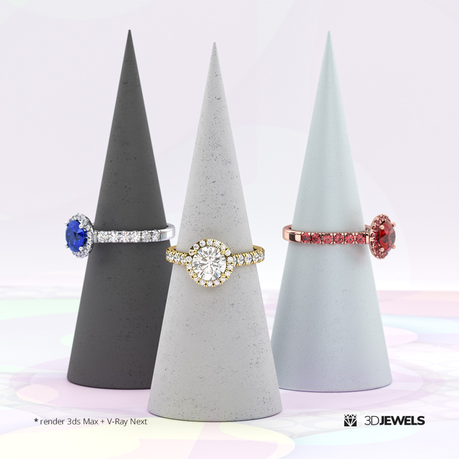 Jewelry-ring-concrete-cone-holder-3d-model-Image3