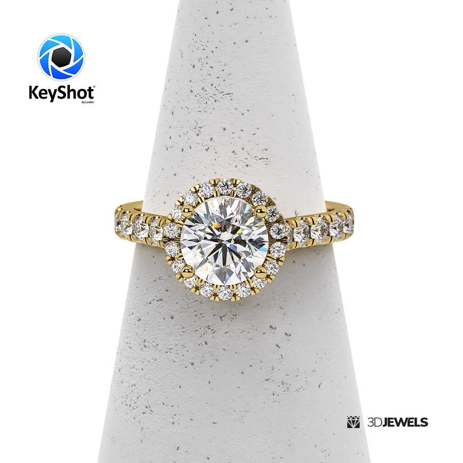 KeyShot-Jewelry-Ring-Holder-3D-Rendering-Scene-Setup-Website-Image2-2