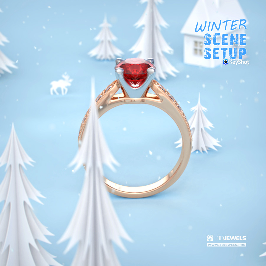 winter-scene-setup-jewelry-rendering-keyshot_IMG1-5