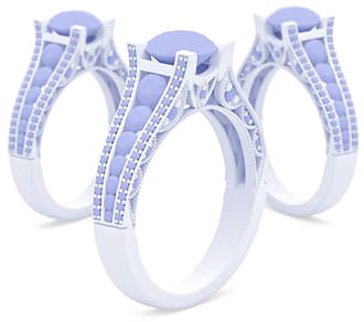 jewelry cad 3d models rings